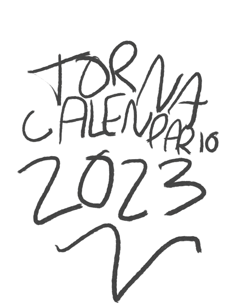 Torna calendario 2023 GRATIS. FELIZ TORNAVIDAD.