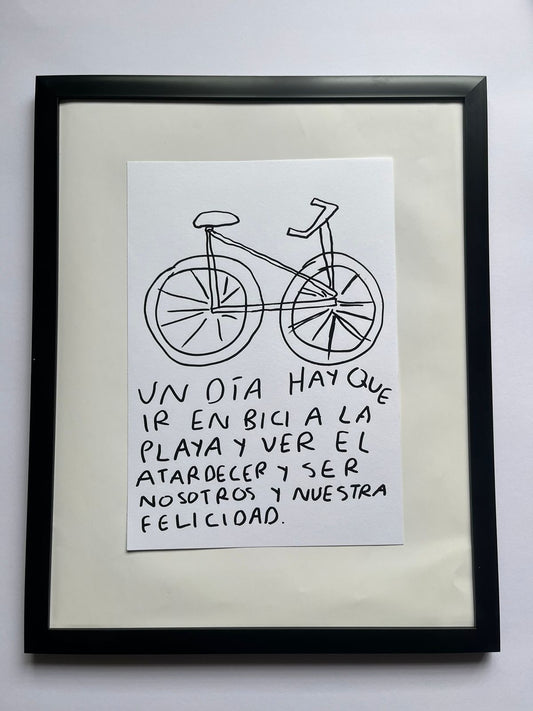 bicicleta - Boceto original - Torna Gris