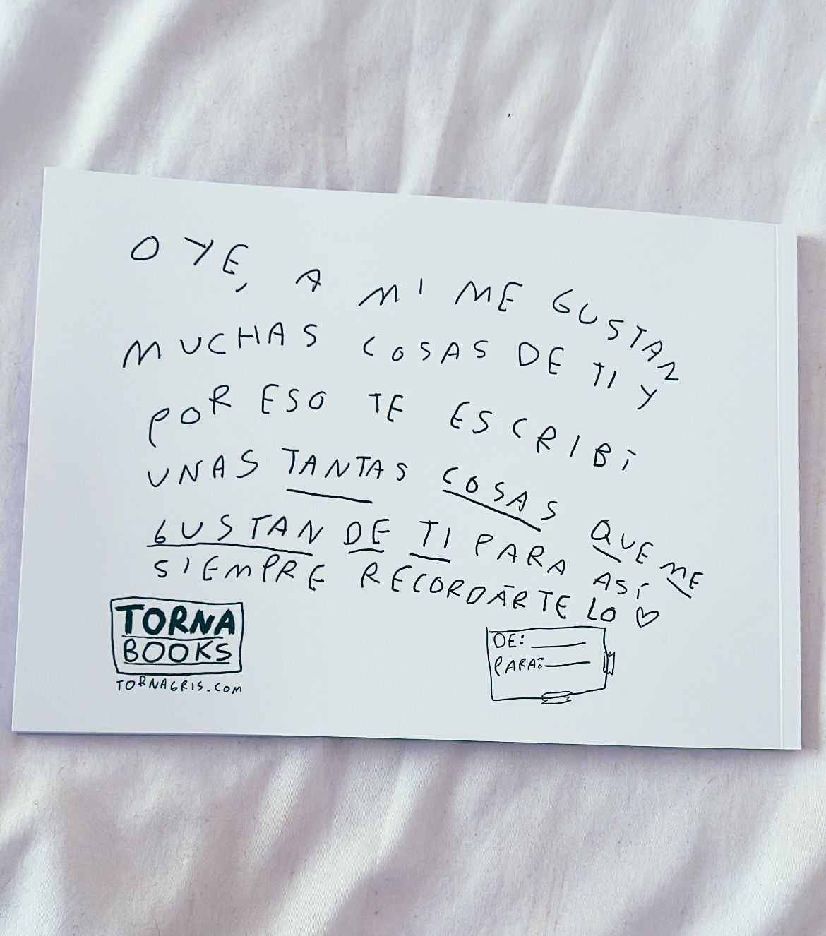 Otro libro para decirte todo lo que me gusta de ti : Torna gris format ...